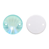 Electric Neon Light Azore Rivoli Shape High Quality Glass Sew-on Rhinestones WholesaleRhinestone